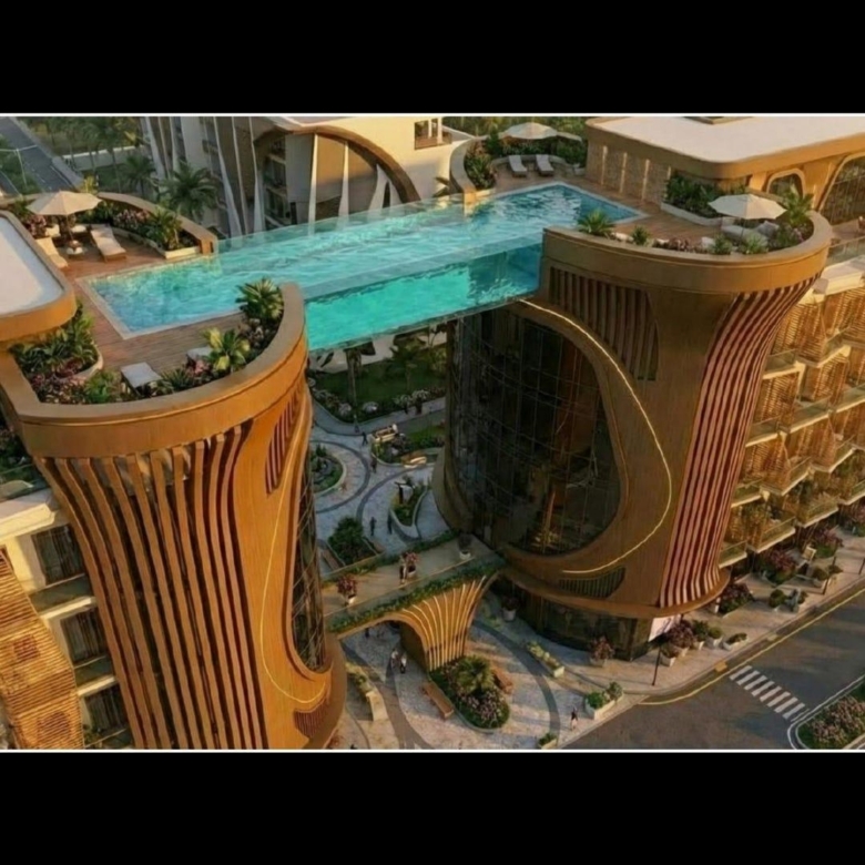 🔥 مارفينتو الغردقة | حجز الوحدات بدأ الآن! 🌊🏝️أول مسبح معلق في مصر