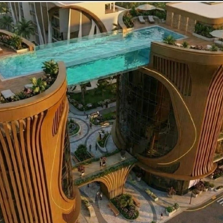 🔥 مارفينتو الغردقة | حجز الوحدات بدأ الآن! 🌊🏝️أول مسبح معلق في مصر