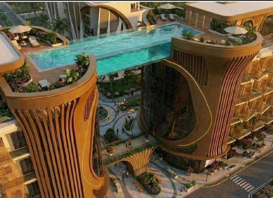 🔥 مارفينتو الغردقة | حجز الوحدات بدأ الآن! 🌊🏝️أول مسبح معلق في مصر